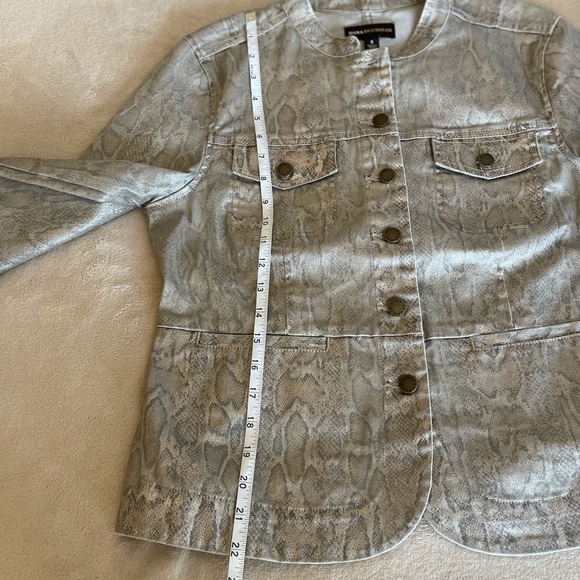 Dana Buchman Snake Skin Jacket - Size 8 - Picture 11 of 11